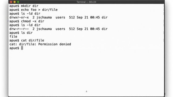 UNIX24_4_3 Advanced Programming in the UNIX Environment_ Week 04, Segment 3 - Directories