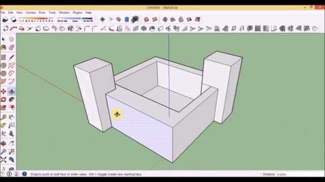 SketchUp: Medieval Castle (basic tutorial) смотреть онлайн