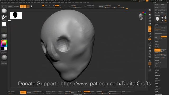 Part 1 ( Intro to zbrush ) - Zbrush for beginner tutorial series смотреть онлайн