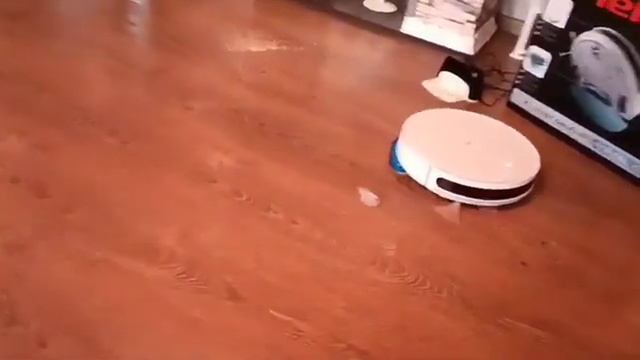 робот пылесос в действии смотреть онлайн