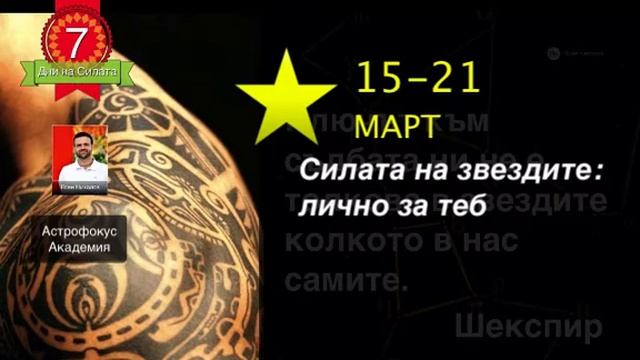 7 дни сила: Астро прогноза 15 - 21 март, прогноза и съвети за сила (Ясен Николов, Кремена Радулова) смотреть онлайн