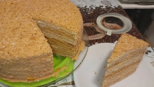 Торт МЕДОВИК__Классический рецепт торта Медовик со сметанным кремом__Тает во рту