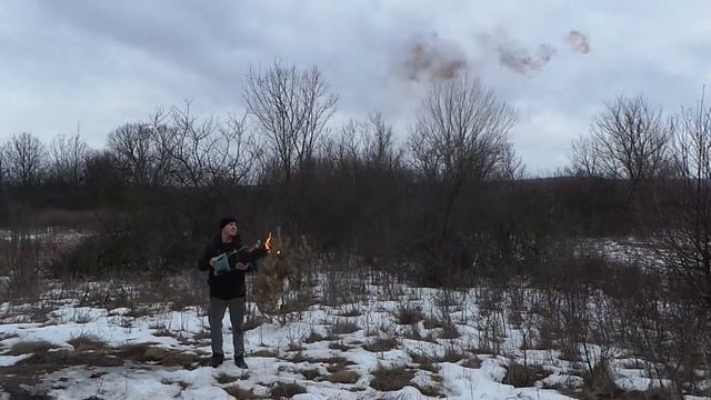 Мощный Огнемет/Как сделать огнемет смотреть онлайн