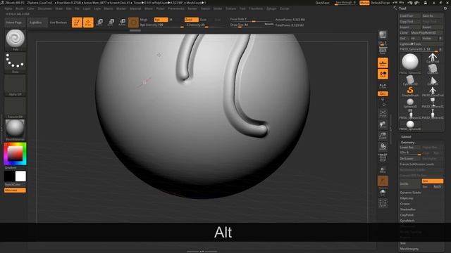 How to use Zbrush brushes in Telugu || Zbrush tutorials in Telugu | learning Multimedia Telugu смотреть онлайн