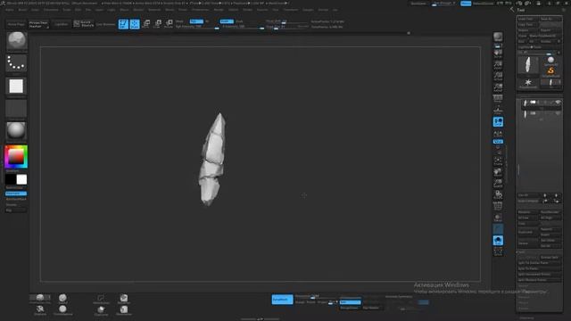 Sculpting rock stone ZBrush смотреть онлайн