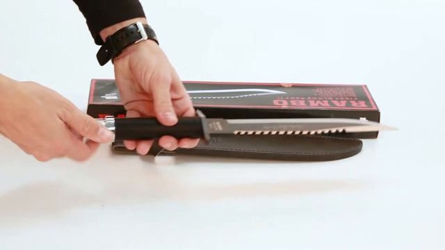 Rambo Survival Knife First Blood Part 2 with Signature - Leather Sheath & Premium Box смотреть онлайн
