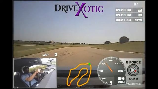 Audi R8 V10, all 4 laps, 1:17.58 best lap || 07-03-2020 || DriveXotic at Motorsport Ranch смотреть онлайн