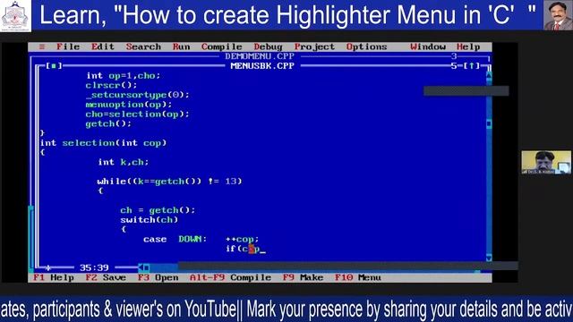 Creating Highlighter Menu in 'C' - Dr. S. B. Kishor смотреть онлайн