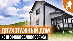Обзор интерьера дома из профилированного бруса