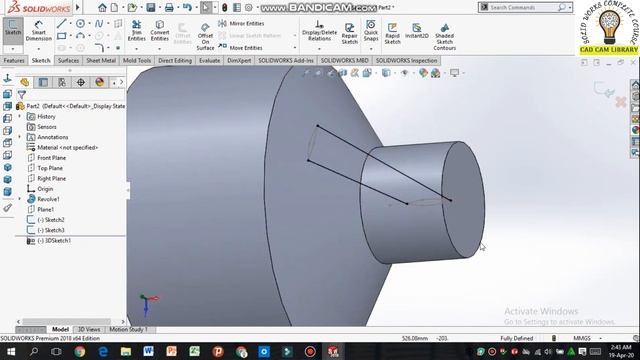 HOW TO DESIGN JET ENGINE IN SOLID WORKS||TUTORIAL # 2 смотреть онлайн