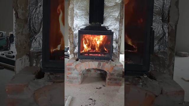 испытание каминной топки kawmet w17 смотреть онлайн