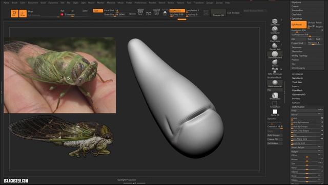 Hard Surface Modeling with Zbrush Part 02 - 01 Getting Started смотреть онлайн