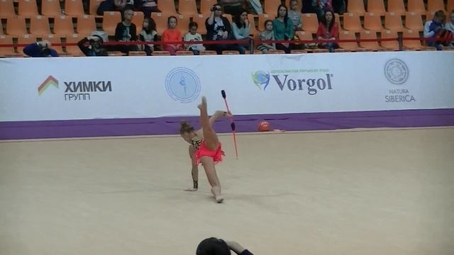 Lobanova Marina (RUS) clubs Grand Prix Moscow-Alina Cup 2016 qual. jun. смотреть онлайн