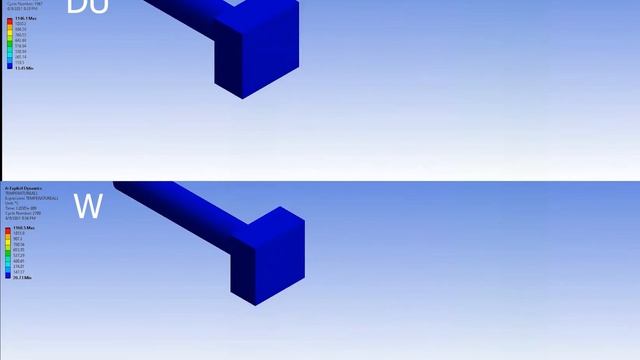 Depleted Uranium APFSDS Heating Compared To Tungsten In RHA
