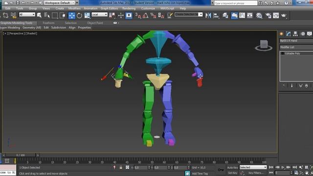 Rig Mark personaje low poly biped en 3ds max смотреть онлайн
