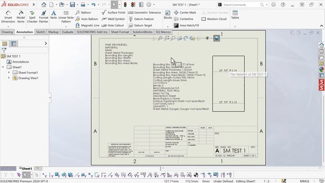 Create a Drawing Template with a Cut List Properties Note in SOLIDWORKS смотреть онлайн