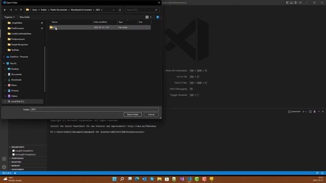 Woodwork for Inventor post processor API смотреть онлайн