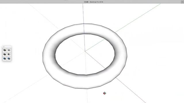 sketchup 草图大师 创建圆环实体,利用实体工具圆环开孔ring hole solid tools (有字幕） смотреть онлайн