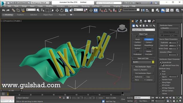 30-Compound Objects - Scatter || 3D Max Full Modeling Tutorials in Hindi | Urdu смотреть онлайн