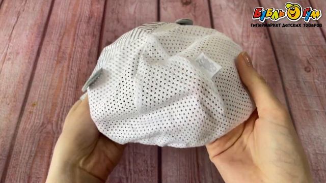 Кепка с мордочкой мишки и ушками бело-серая смотреть онлайн