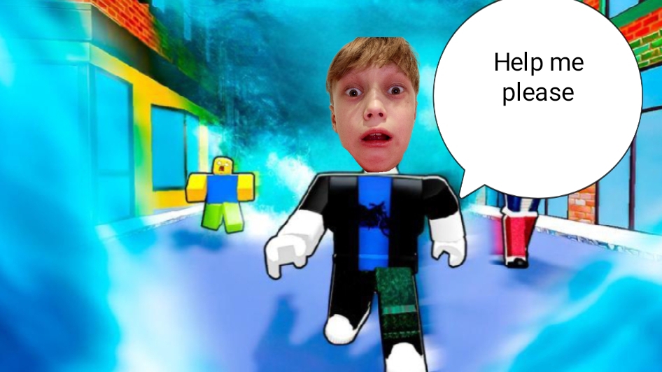 побег от цунами в роблокс! смотреть онлайн