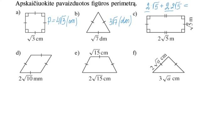 Šaknis Iš A Plius šaknis Iš A.