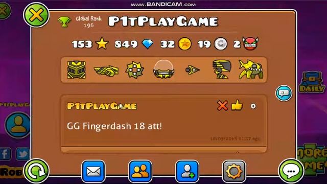 Показываю GDOS а также свой уровень!GEOMETRY DASH #1 смотреть онлайн