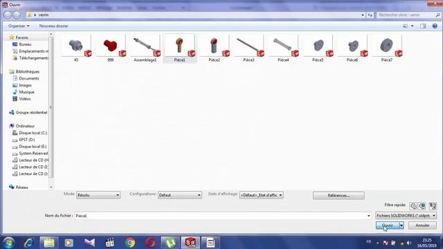 Tutorial in SolidWorks 2016 | How to design verrin hydraulique double action Part 9 смотреть онлайн