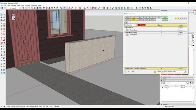 SketchUp QUANTIFICATION Extension - Report On Areas! смотреть онлайн