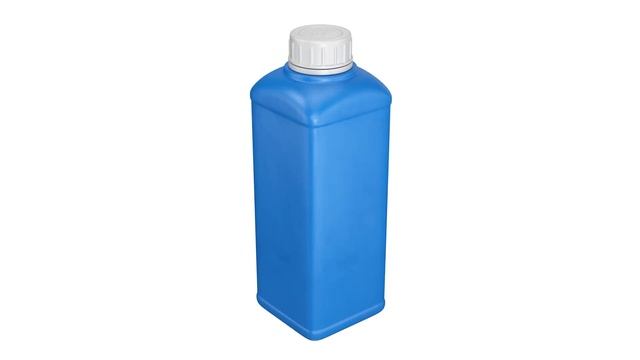 Plastic container blue 06 3D model смотреть онлайн