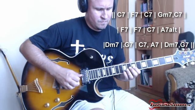 Jazz Guitar Blues In C