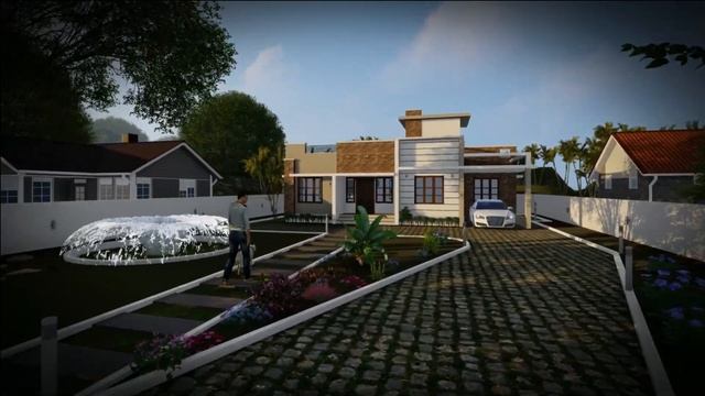 3D Walkthrough | Small House | 3Ds Max 2018 | Lumion 8 смотреть онлайн