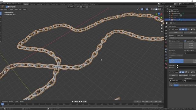 Blender Curve Modifier Understanding for Beginners Tutorial in Hindi смотреть онлайн