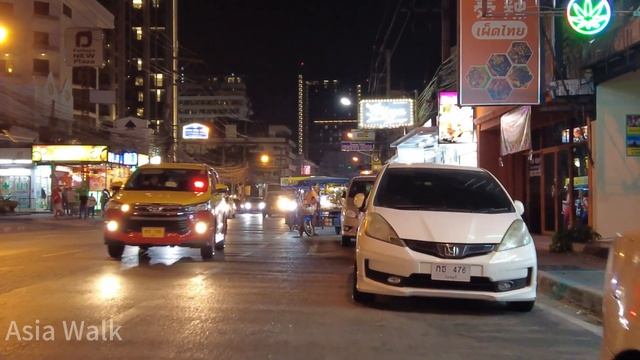 Night walk on Pattaya Soi 7, Soi 8. [4k] Pattaya walk - 55. #nightlife #thailand смотреть онлайн