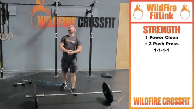 Push Press, Power Clean, and more! | WildFire CrossFit Workout смотреть онлайн