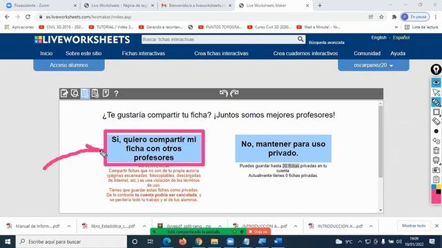 Herramientas Para Crear Fichas Y Actividades Interactivas Sesión 1