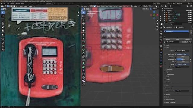 how to make this CGI phone booth scene in blender смотреть онлайн