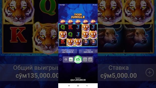 Tiger jungle o'yin 245.6 - kf