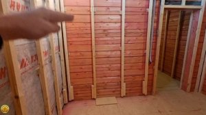 Внутренняя и внешняя отделка деревянного дома 8 на 10 от Центр Домостроения. Утепление дома из брус