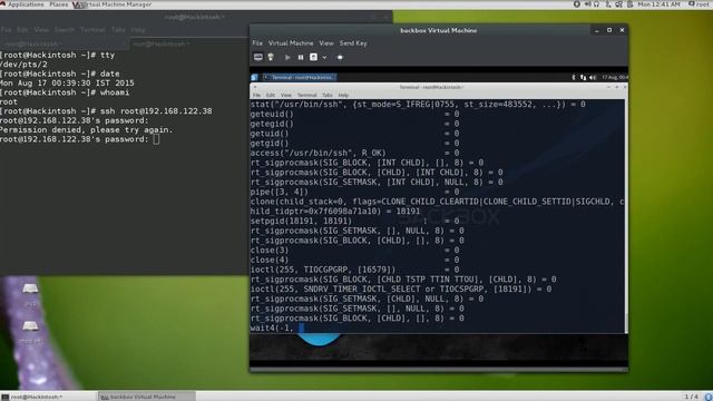 Using strace to view sensitive information on linux system. смотреть онлайн