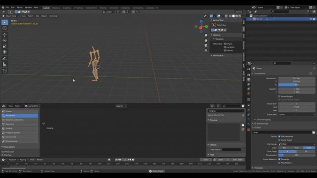 Blender3.0 using asset browser with animation, quick tip смотреть онлайн