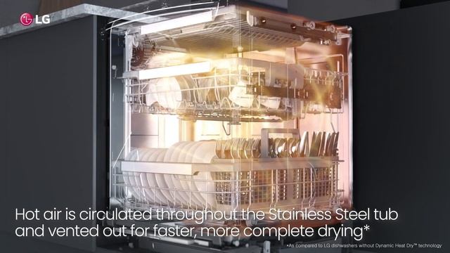 LG Smart Dishwashers with Dynamic Heat Dry™ смотреть онлайн
