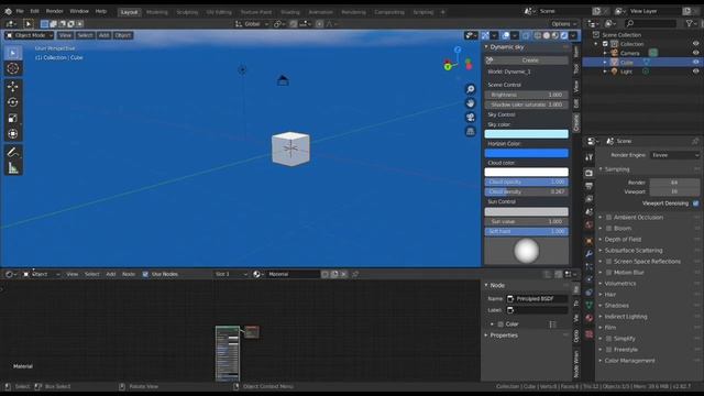 How to Flip the Dynamic Sky Blender Tutorial смотреть онлайн