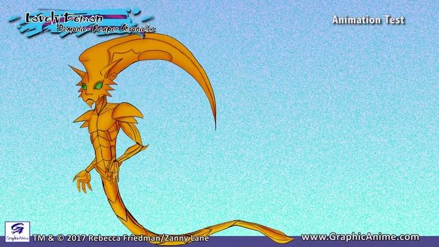 Moho 12 Animation Test -- Lovely Demon: Demonic-Reaper Chronicles смотреть онлайн