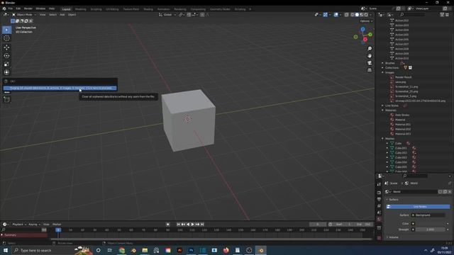 Blender how to remove all unused data смотреть онлайн