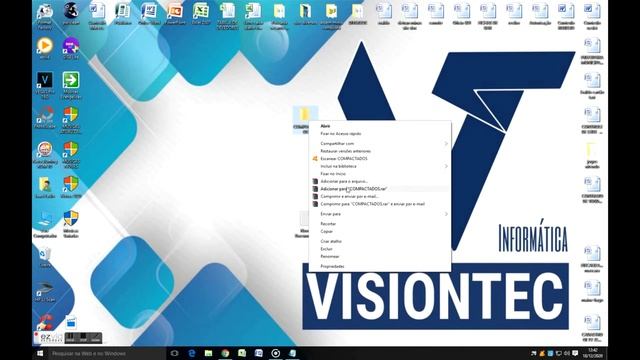 Como Compactar Arquivos com o Winrar de forma bem simples смотреть онлайн