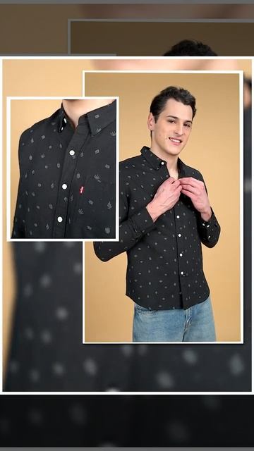 LEVI'S Men's Printed Shirt смотреть онлайн