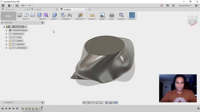 Texture Follow Up - Pattern on Path - Fusion 360 смотреть онлайн