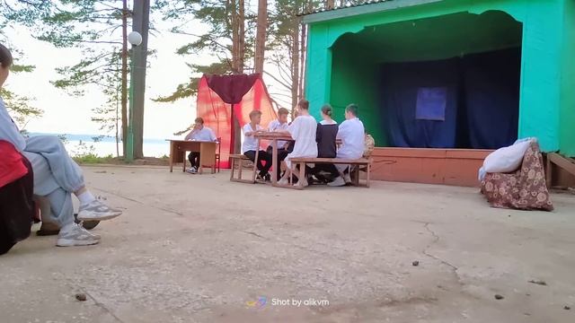 спектакль #чехов #чайка на #тбчайка постановка детского лагеря действие 3-4 из 4 #волго #лето2022