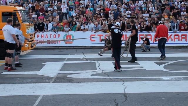 Камо Симонян Силовой экстрим 2013 г. Волгоград тяга грузовика смотреть онлайн